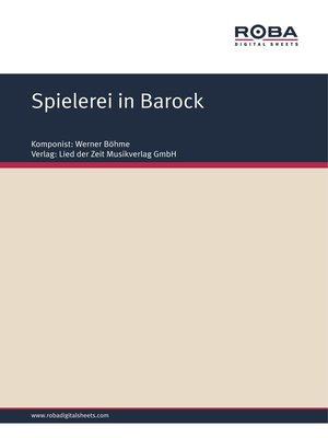cover image of Spielerei in Barock